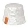 冬の風防的ベルベットダウンバケツの帽子防水ソリッドカラー厚さの雪漁師の帽子ファッションデザイナーの冬の帽子