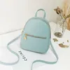 New Women Bag Lovely Leather Ladies Backpack School Shoulder Bag For Teenager Girls Mini Rucksack Casual235K