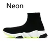 Fashion-Hott Selling Original man woman Shoes speed trainer Sock 1.0 Walking Shoes Paris Lady Black White Red