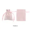 Velvet Jewelry Gift Bags With Cord Drawstring Dust Proof Jewellery Cosmetic Storage Crafts Packaging Pouches For Boutique Retail Shop 9Ftzd