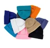 Diy Solid Beanie Winter Hats For Women Men Autumn Docker Brimless Cap Designer Bonnets Whole Ladies Accessories Black Skullcap4417976