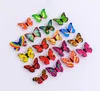 2022 Nieuwe Kleurverlichting Butterfly Muurstickers Eenvoudige installatie LED Nachtverlichting Home Living Kid Room Fridage Slaapkamer Decor