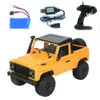 1:12 MN-91 RC Crawler Car 2.4G 4WD Remote Control Big Foot Off-road Crawler Military Vehicle Model RTR Remote Control Truck Toys
