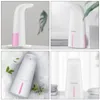 Distributeur automatique de savon liquide à détection tactile, distributeur de savon sans contact rose pour la cuisine domestique, accessoires de salle de bains 250ML 230a