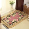 Tappetini da bagno con stampa floreale romantica Tappetini da bagno 1 PZ Tappetino da bagno con fondo antiscivolo in PVC Tappetini nella toilette alfombra Y200407