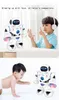 Children's educational toys electric robot LED light music dazzle dance space robot Baby Music toy p169