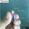 Mini Glas Farbflasche Flaschen Modell Niedlich mit Kork Kleine Weinflasche mit flachem Boden Geschenk Winzige Gläser Fläschchen Mix 7 Farben Hohe Qualität