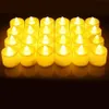 3,5 * 4,5 cm LED Tealight Tea Candles Flameless Light Battery Operated Wedding Birthday Party Juldekoration WholeOrmA22 A19 A09 A52