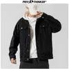 Privathinker Men Spring Sling Solid Hip Hop Denim Jackets Mens Male Male Sould Streetwear Coating 5XL 201104