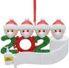 Ny personlig jul hängande prydnad 2020 mask toalettpapper xmas familj present, fabrik direkt, billigt pris, DHL snabb frakt