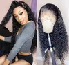Hd lace Deep wavev brazilian hair wig 360 lace front wig water wave 130% density lace front human hair wig for black women diva1