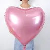 36 pouces surdimensionné coeur ballon feuille d'aluminium amour coeur couleur unie ballon décorations de mariage Saint Valentin décoration XD24430