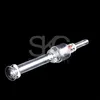 Hookahs 6-6.5Inch Quartz NC Mini Quartz Dab Straw Tube Glass Water Pipes Oil Rigs Dabs Smoking Accessories For Smokings