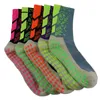 Chaussettes antidérapantes de qualité pour hommes et adultes, bas longs en coton, de sport, de football, Meias, futebol HX1114