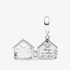 Sweet Home New Arrival 925 Sterling Silver Mom's House Dangle Charms Fit Original European Charm Bracelet Fashion Women Wedding Engagement Jewelry Accessories