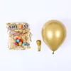 146pcs krom altın gül pastel bebek pembe balonlar çelenk kemer kiti 4d gül balon için doğum günü düğün bebek duş partisi dekor t2212z