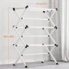 FloorStanding Clothes Horse Rack Foldable Drying Hangers For Home Decoration Accessories Y200407