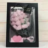 HVAYI 18 pièces artificielle Mariage savon Roses fleur Bouquet flores plante anniversaire noël mariage saint valentin cadeau décor à la maison C0225z