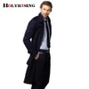 Holyring Trench Coat Men masculino casual sobretudo slim long cenacot button single windbreak tamanho confortável s-9xl 18360-5 201211