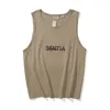 Men's T-Shirts New Designer Men Stylist T-Shirts Men Summer Print Letters Loose Hip Hop Trend Tank Top Luxury Casual Wear