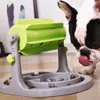 Treated Food Dog Toys Feeder Eonal Puzzle Interactive IQ Training Game Toy Anti Choke Slower Bowl Y200330