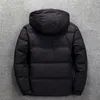 duck down jacket men short Warm Thick Quality Zipper Hooded Down Coats Male Overcoat Jackets Winter Men Down Jacket 201120