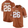 NCAA Big 12 Texas Longhorns College Football 11 Sam Ehlinger Jersey 26 Keaontay Ingram 2 Roschon Johnson 6 Joshua Moore 14 Brenden Schooler