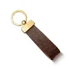 2022 Designer Keychain Key Chain Buckle Keychains LoVers Handmade Leather Keyring Pendant Accessories 5 Color with Box Dust Bag