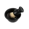 3 em 1 Raveneira Soop Belk Belk Brush Stand Stand Helvle Shaving Brush Men Ferramenta de limpeza de barba Novo presente de topo 2835128