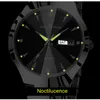 Håll kontakten Black Silver Watch Women Quartz Calender Dress Armband Women's Watch Ladies Luminous Relogio Feminino 201119