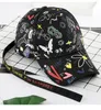 8 Styles Spring Graffiti Printing Baseball Cap Child Parent Hat Long Tail Hip-Hop Hat Street Sports Cap