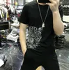 다이아몬드 스톤 t 셔츠 남성 최고 품질의 편안한 남성 Tshirt 캐주얼 슬림 피트 플러스 사이즈 t 셔츠 M-5XL