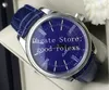 NOWOŚCI MĘŻCZYZN AUTOMATYCZNYCH 2813 STWIEK MĘŻCZYZN BIAŁY BIAŁO BLUE CEL WATKY SAPHIRE Classic Cellini 50509 Skórzana sukienka zegarek