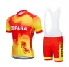 2020 nouvelle équipe nationale cyclisme Jersey bavoir ensemble vélo vêtements vtt uniforme séchage rapide vélo vêtements hommes court Maillot Culotte costume colombie