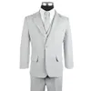 Ny Spring Boy Formal Suits Dinner Tuxedos Little Boy Groomsmen Barn för bröllopsfest Prom Formal Wear 3 PCS313R