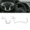 Silver Car Ratt Frame Dashboard Trim för Ford F150 15+ Interiörtillbehör