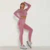 Sexiga Sport Yoga Outfits Kvinna Sömlös Yoga Set Fitness Kläder Kvinnlig Träning Gym Hög midja Löp Leggings Gym Kostymer för kvinnor Träningsoveraller