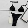 Bikinis Womens 2023Swimsuits Set Beach Bathing Two piece Set bikini Wind Swimwears Female Classical Swimwear