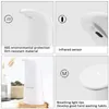 Automatisk beröring av avkänning av tvålvätskemaskinens sensor Touchless Soap Dispenser Pink For Home Kitchen 250 ml Bad Accessories230a