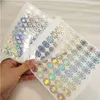 Skräddarsydd förpackningsförsegling 3D-hologram Anti-förfalskning Klistermärkear Etiketter / Brytbara papper