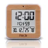 Outros relógios Acessórios Fanju FJ3533 LCD Despertador Digital com Temperatura Interior Dupla bateria operada Snooze Data1