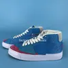 2021 Nowe Blazers Edge Mens Casual Shoes Hack Pack Blue Fuschia Aqua Obsydian Mgła Biała Moda Mężczyźni Kobiety Sneakers US 5.5-11