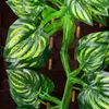 Urijk 95 cm en plastique plantes artificielles fleurs feuilles vertes décorations de noël pour la maison de mariage décor fausses fleurs chaîne DIY1166952