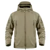 На открытом воздухе Men's Jacket Jacket для мужского стиля тактическая ветрозащитная водонепроницаемое покрытие Softshell Tactical1