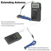 FreeShipping Portable Radio Aircraft Full Band Radio FM/AM/SW/CB/Air/VHF Receiver World Band with LCD Display Alarm Clock