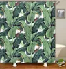 OLOEY Shower Curtains Waterproof Plant 3D Print Curtains for Bathroom Fabric Curtains Customized Bath Decor LJ201130