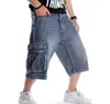 Summer Men Shorts Jeans Hip Hop Denim Board Shorts American Fashion Trousers Losse Baggy Cotton Mens Trouser Bottoms Big Size 462905087