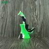 6.5 '' Bong in silicone Narghilè mini tubi dell'acqua portatili Rimovibili riciclabili in silicone dab rig per fumo infrangibile Bong colorati