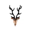 NIEUWE ANDER ELK BROOCH Kerst Reindeer broches Dress Suit Sjang Buckle Corsage For Women Men Men Mode Jewelry Will en Sandy Cadeau