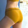 Sporty Simple Letter Print Seamless Women's Underwear Solid Soft Breathable Cotton Panties Female Low Waist Briefs Tanga